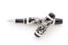 Pewter Big Dragon Fountain Pen With Matching Twist Cap
