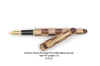 Checkerboard Wood Fountain Pen With Matching Wood Cap