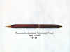 Rosewood Adjustable Twist Lead Pencil